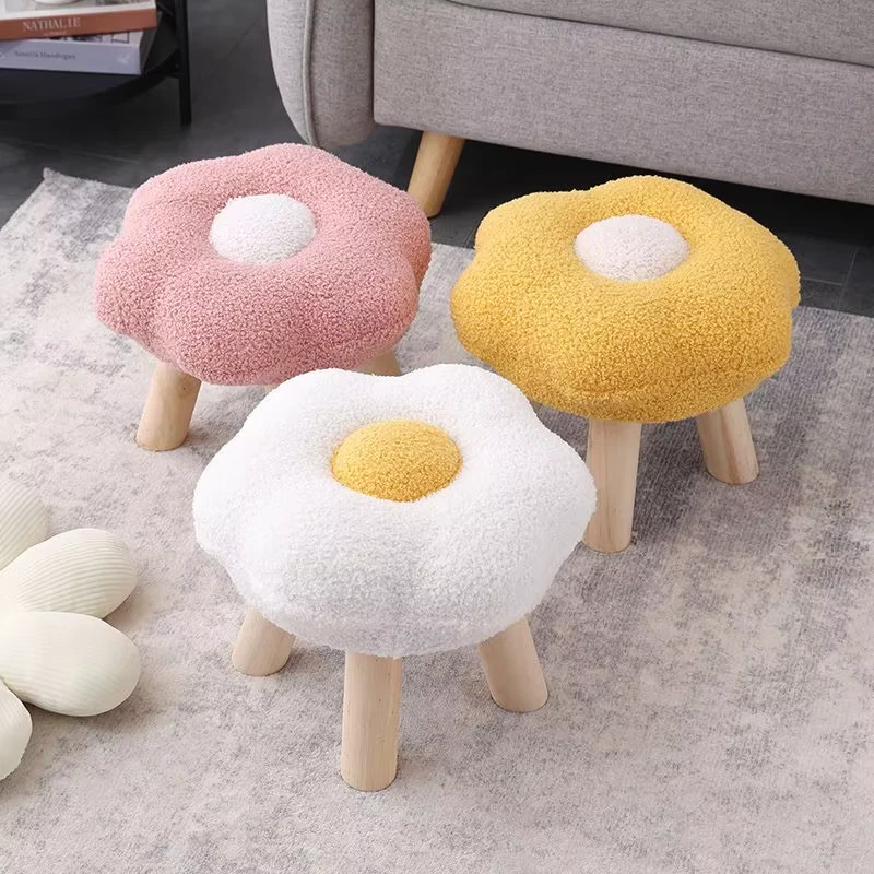 Floral Cushion Stool