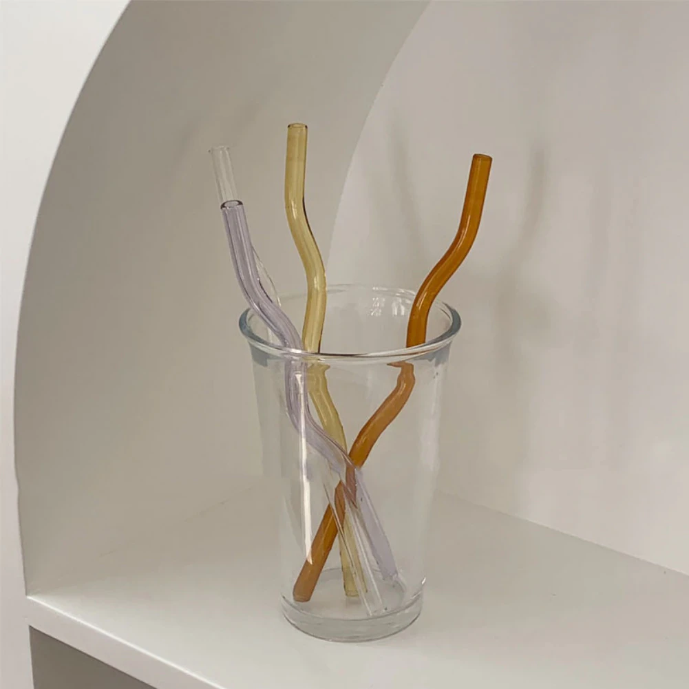 Wavy Glass Straw