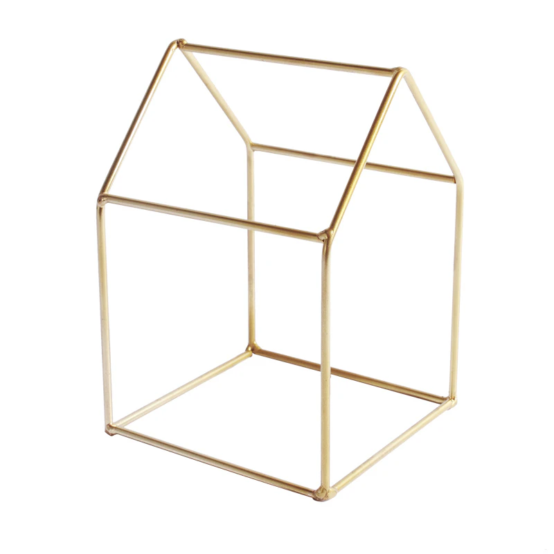 Rose Gold Wire House Decoration
