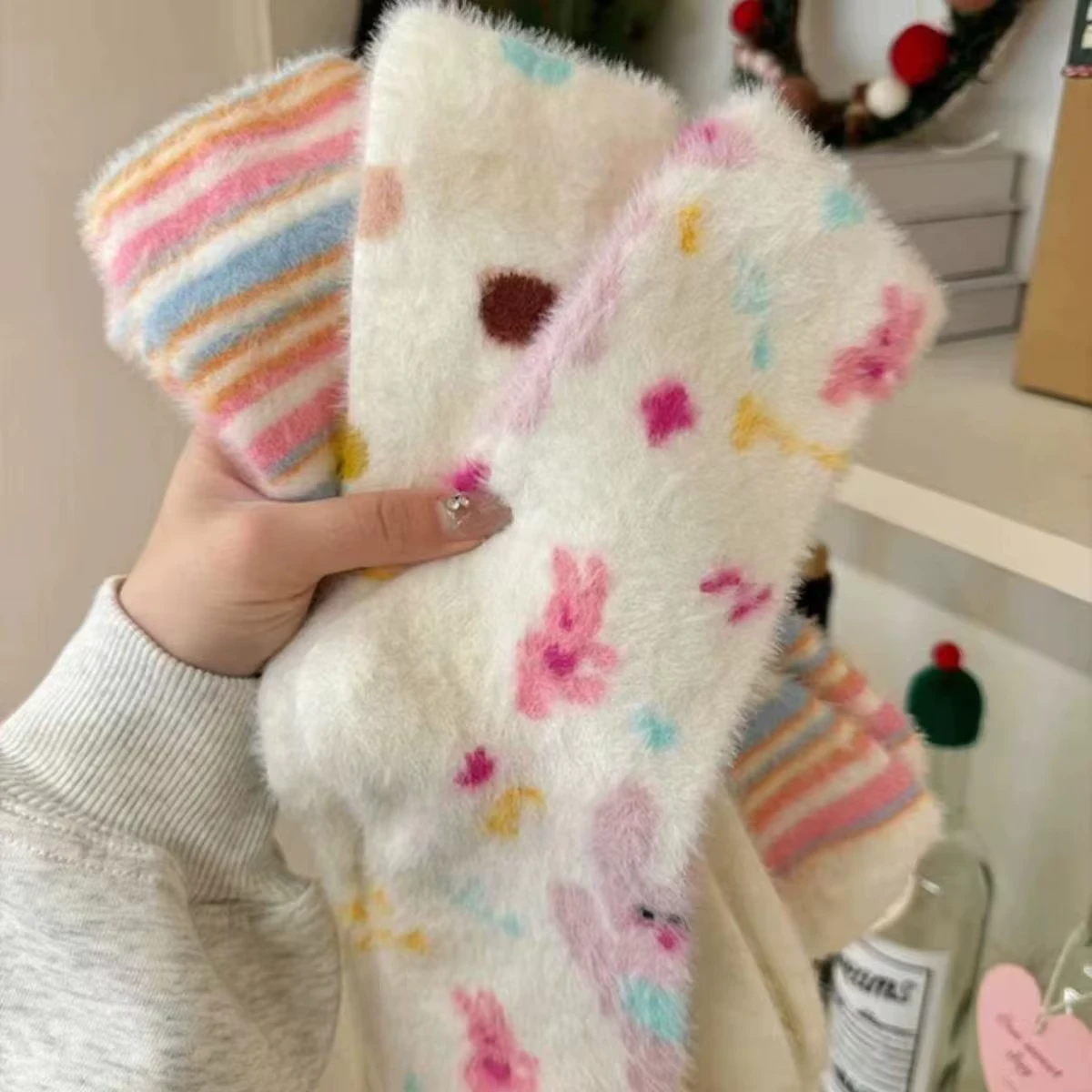 Colorful Fluffy Socks