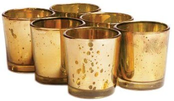 24pk Glass Candle Holders