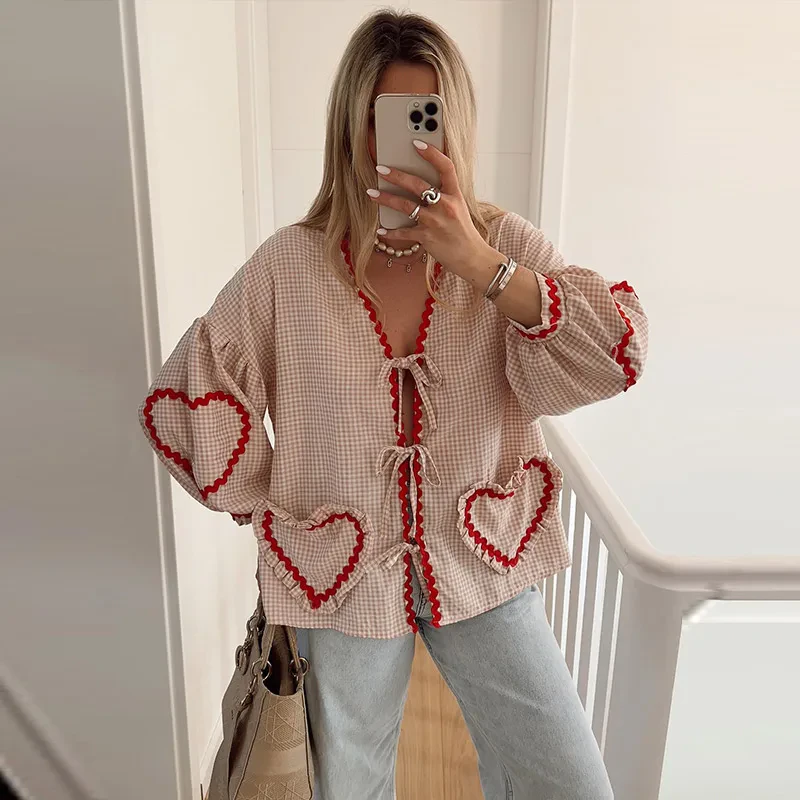 Heart Bow Blouse