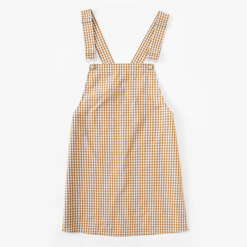 Cute Gingham Pinafore