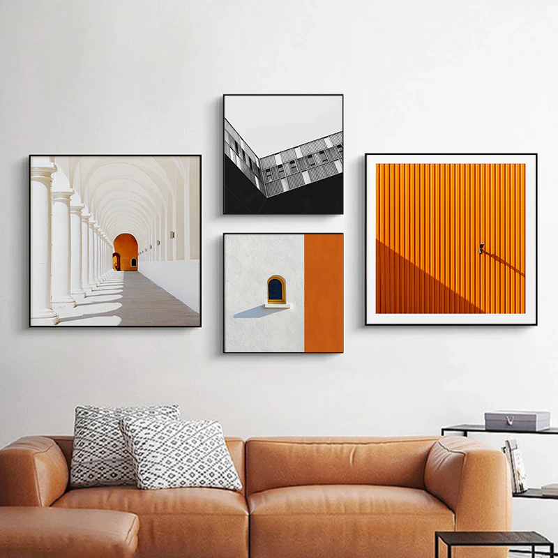 Modern Architectures Canvas Painting