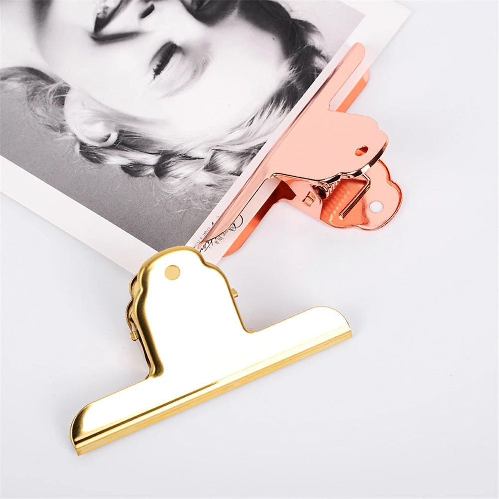 Rose Gold Bulldog Clip