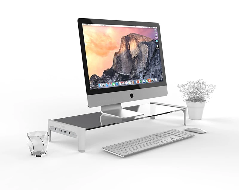 USB Hub Monitor Riser