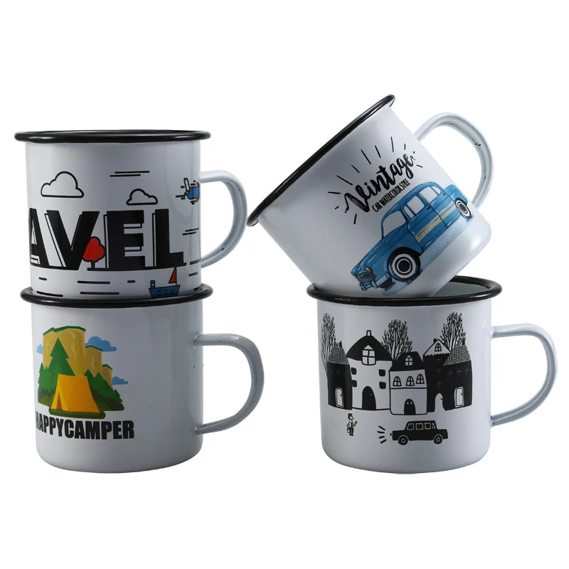 Printed Enamel Camping Mug
