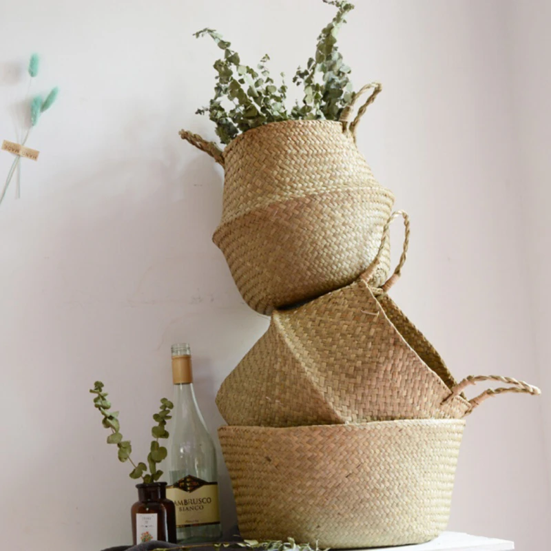 Sea Grass Plant Baskets