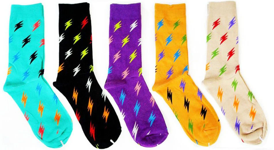 Lightening Bolt Socks