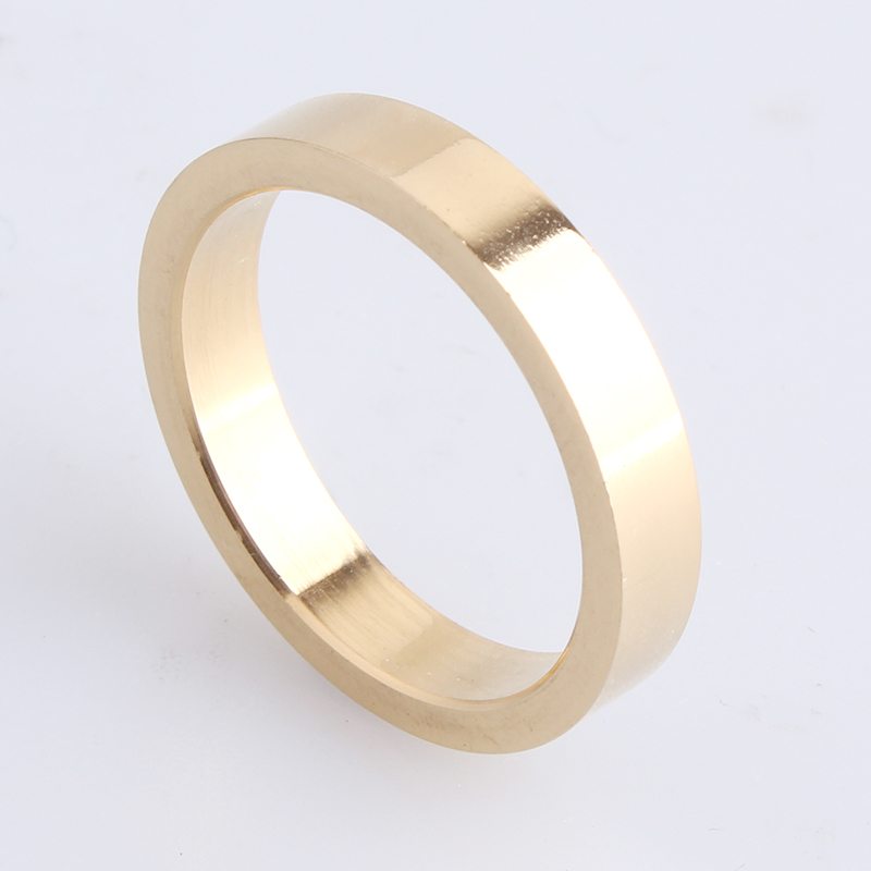 Thick 4mm Gold Ring