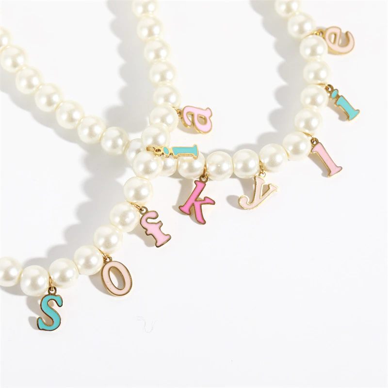 Custom Pendant Pearl Necklace