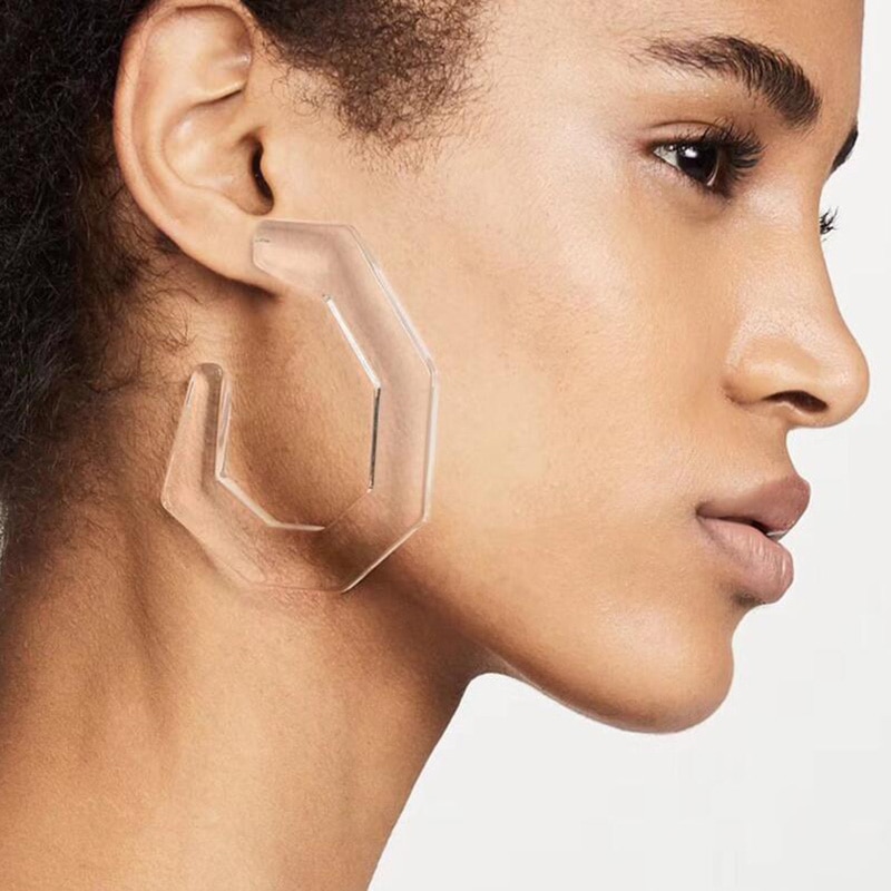 Transparent Acrylic Earrings