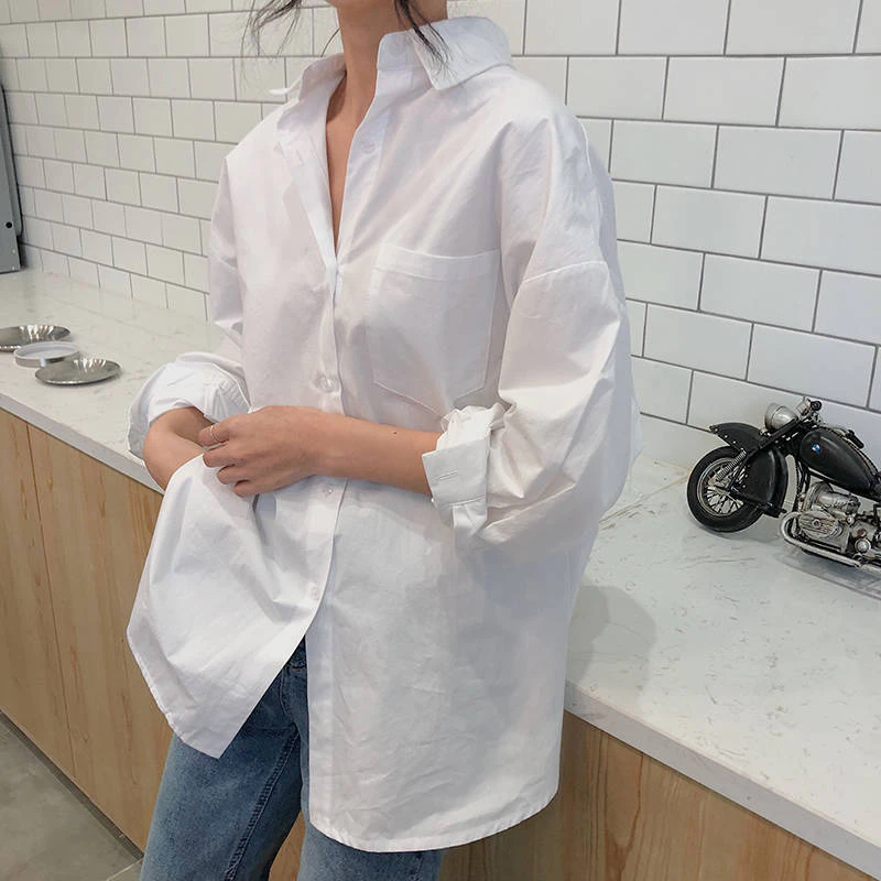 Oversized Button Up Blouse
