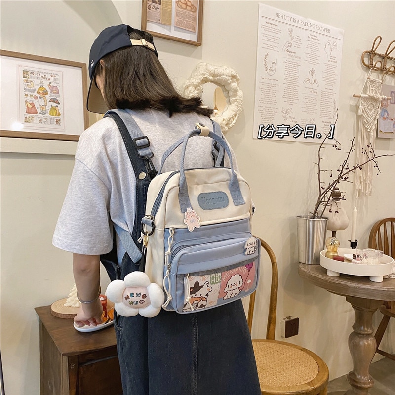 Slouchy Canvas Backpack