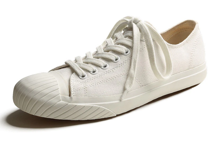 White Canvas Shoes