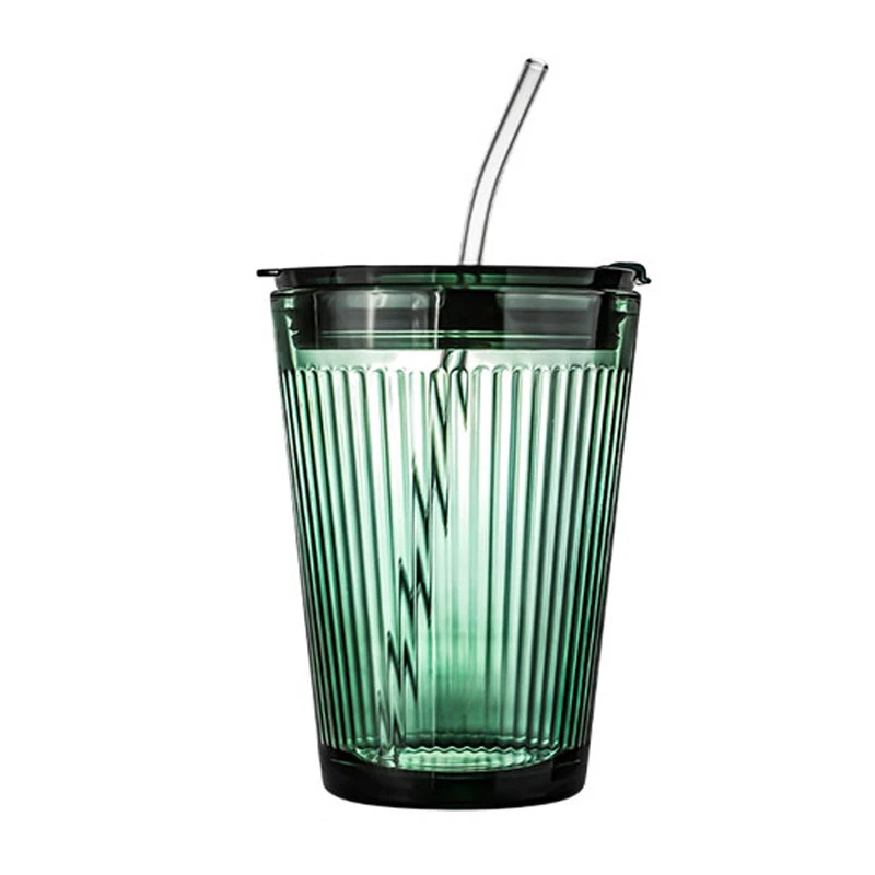 Green Glass Travel Cup
