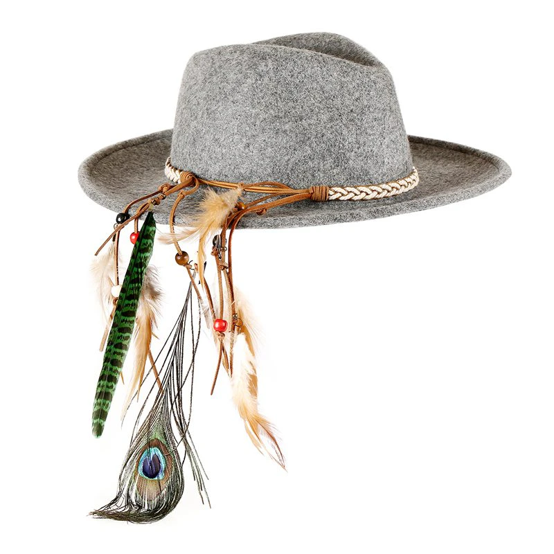 Feather Wool Festival Fedora