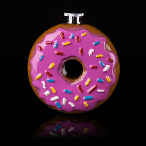 Donut Shaped Hip Flask
