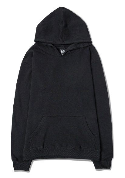 Heybig Plain Black Hoodie 0 on AliExpress via Thieve thieve