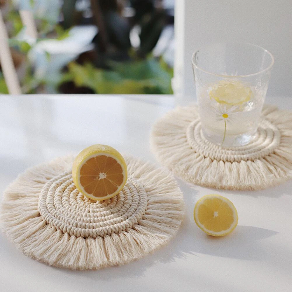 Cotton Macrame Coasters