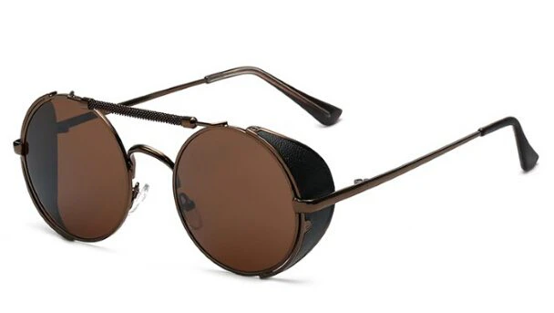 Vintage Round Aviator Sunglasses
