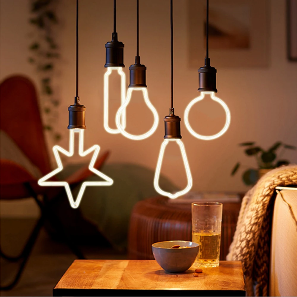 LED Abstract Edison Bulb