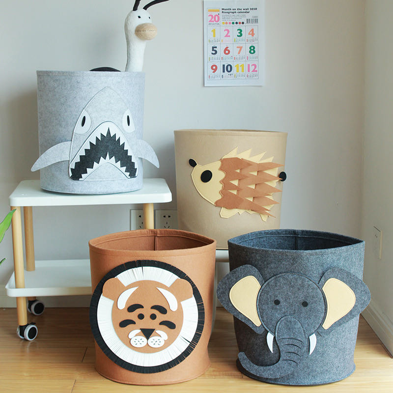 Felt Animal Storage Basket