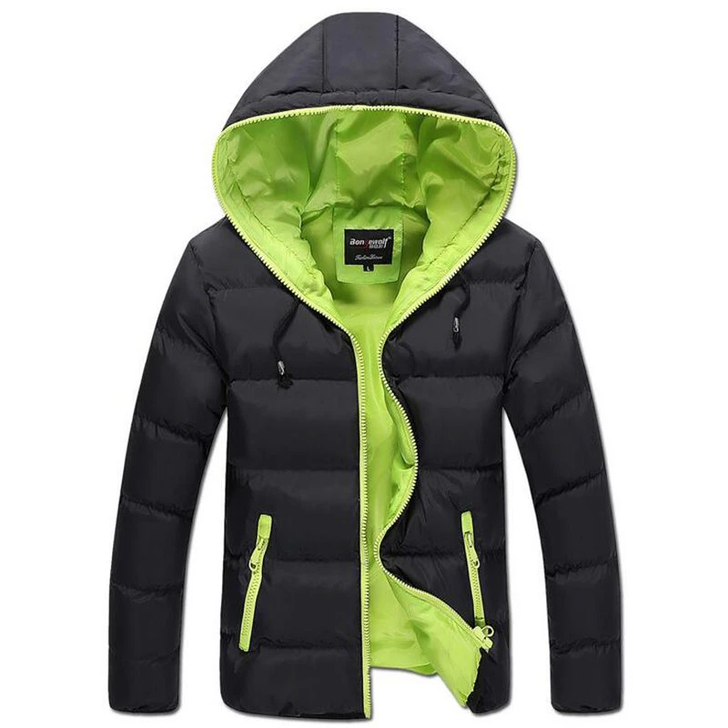 Mens Slim Padded Puffer