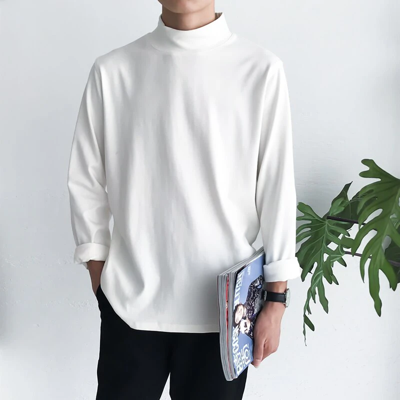 Low Rise Long Sleeve Turtle Neck