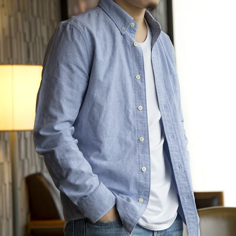 Mens Cotton Oxford Shirt