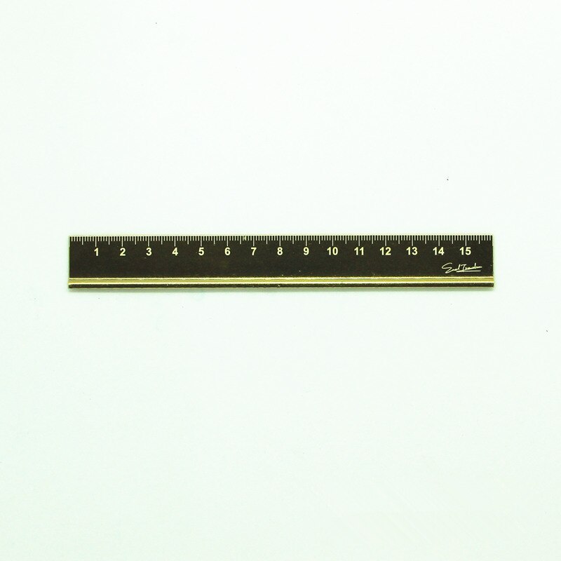 Polished Brass Ruler