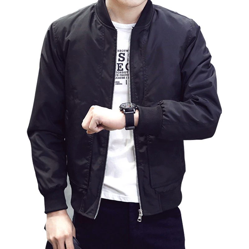 Mens Slim Bomber Jacket