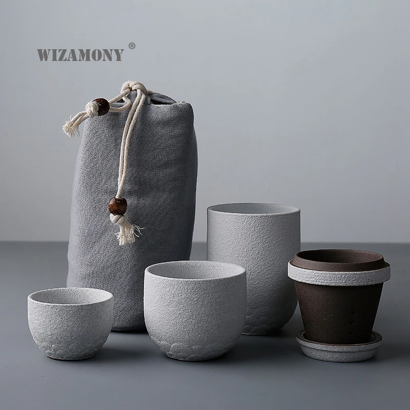 Ceramic Travel Japanese Tea Set