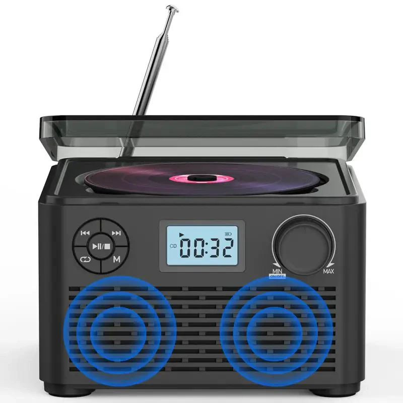 Retro Bluetooth CD Player