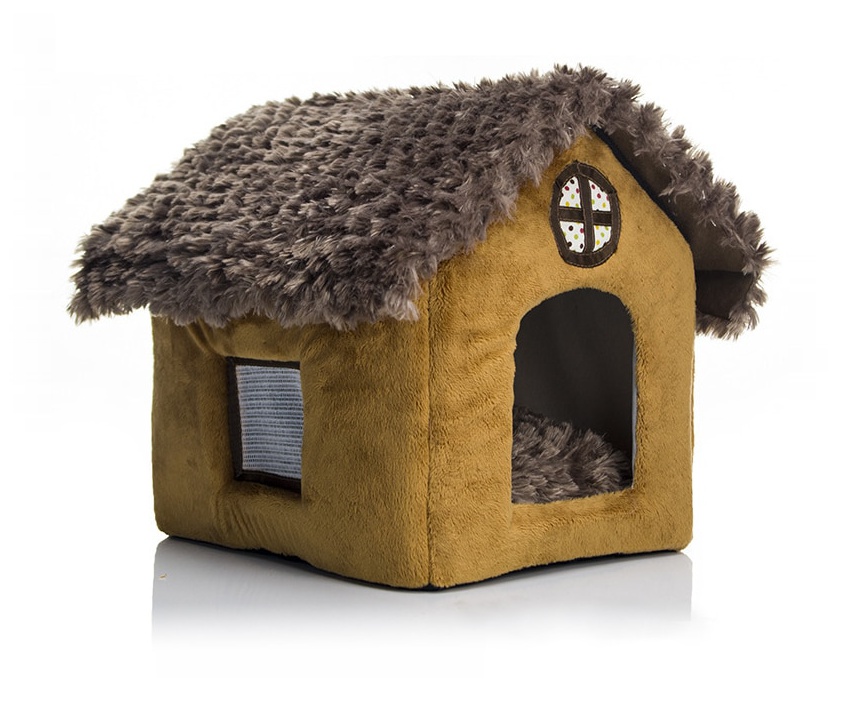 Small Plush Indoor Dog House