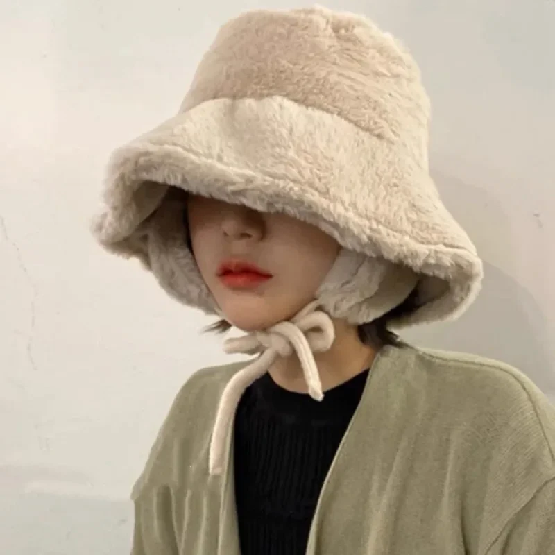 Plush Winter Bucket Hat
