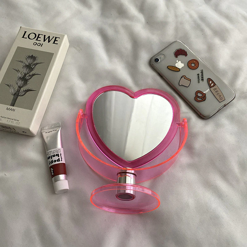 Heart-Shaped Vanity Mirror