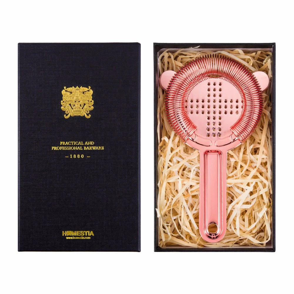 Rose Gold cocktail strainer