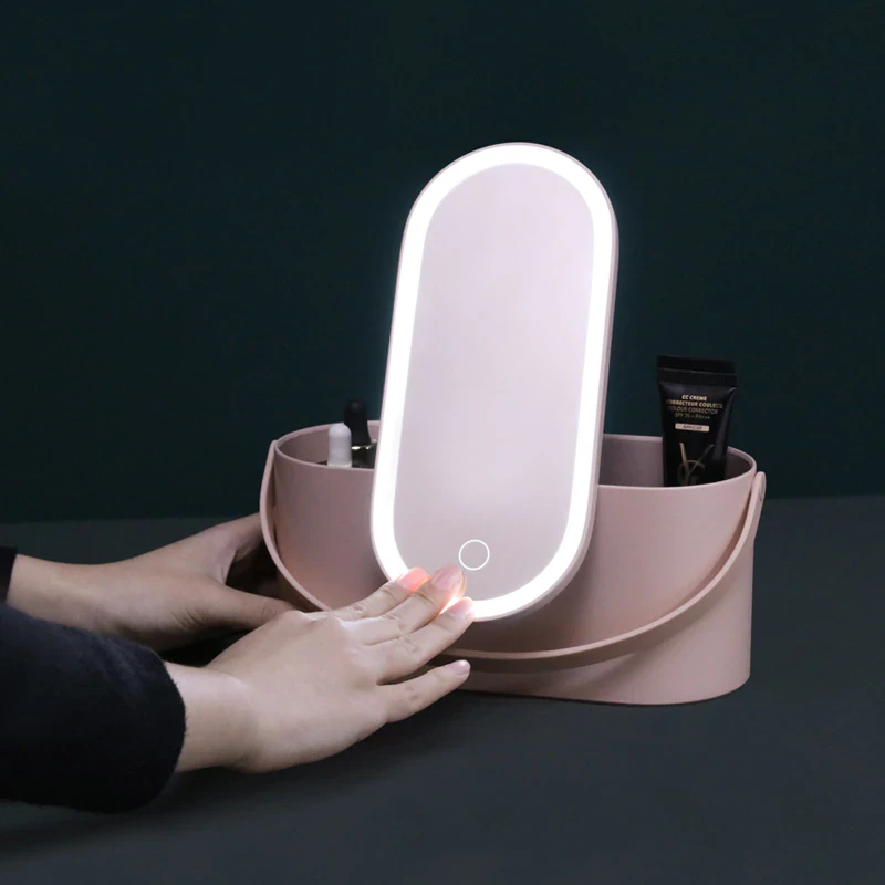 LED Mirror Makeup Box