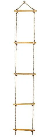 Wooden Rung Rope Ladder