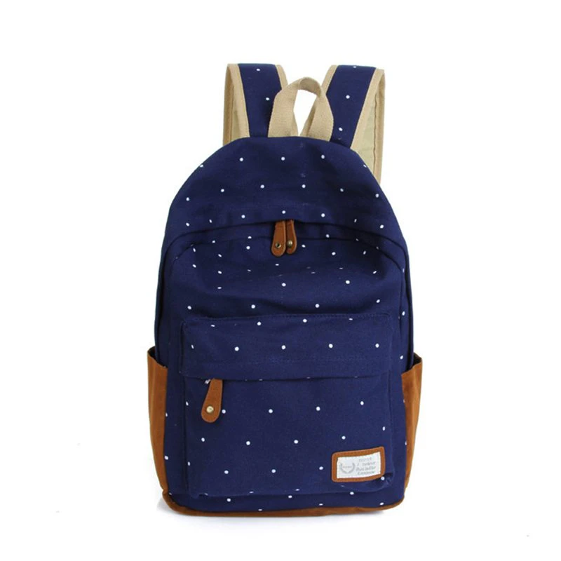 Womens Dot Print Back Pack