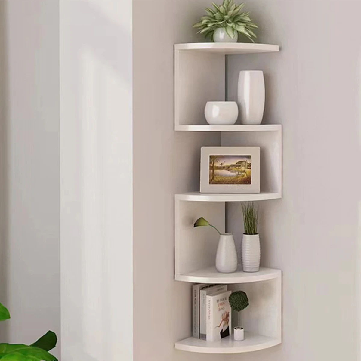 Tiered Corner Shelf