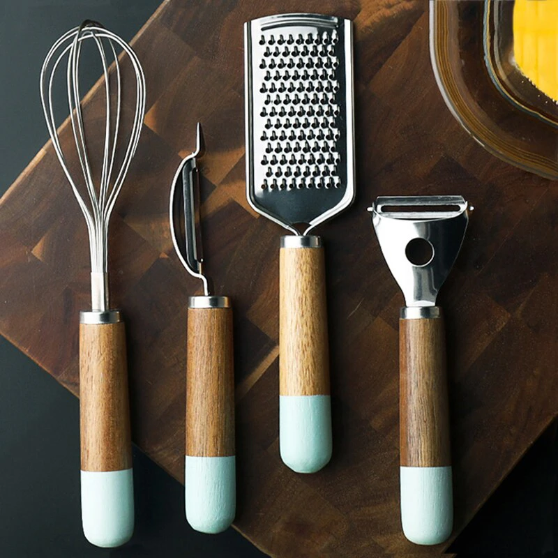 Aqua Dipped Kitchen Set