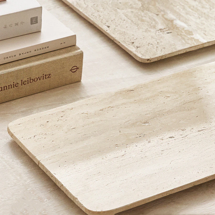 Natural Marble Display Tray