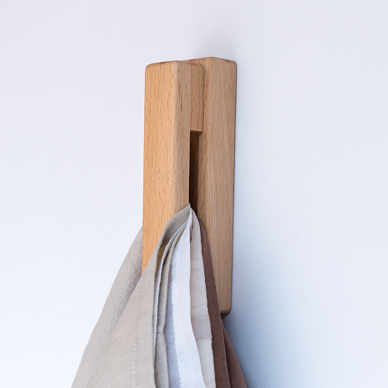 Wooden Wall Mounted Towel Hook