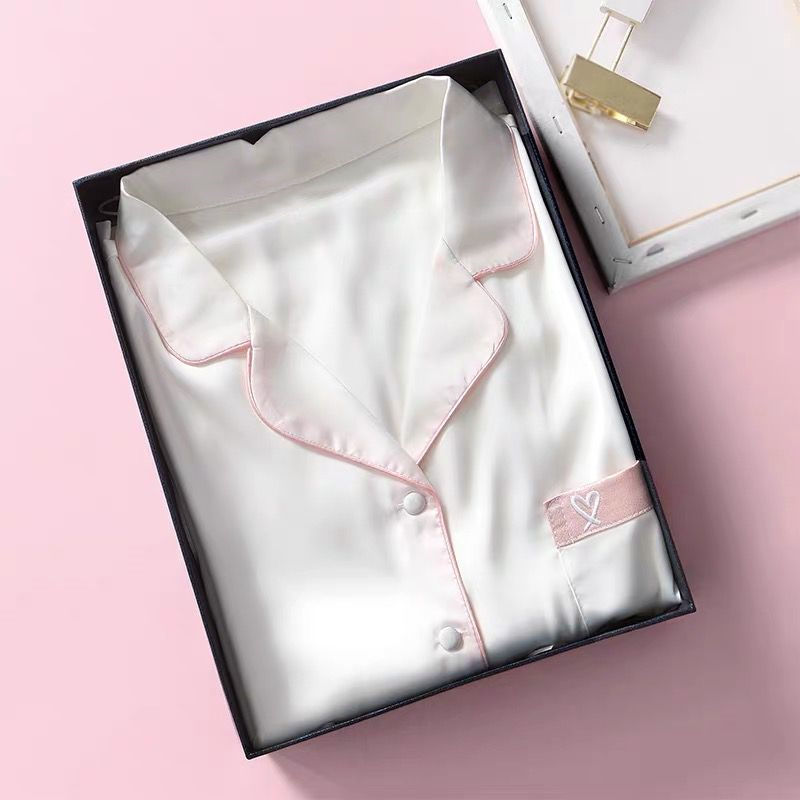 Womens Silk Sleepwear Set