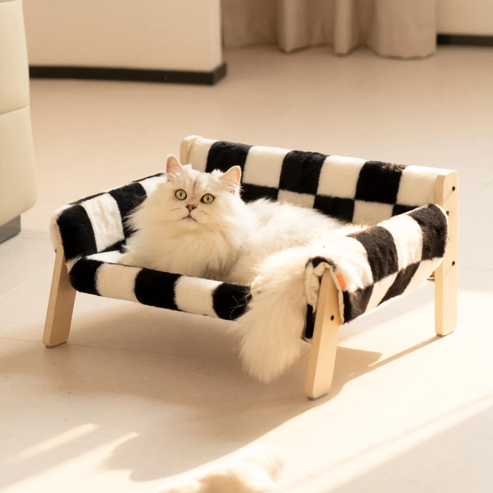 Wooden Framed Pet Bed