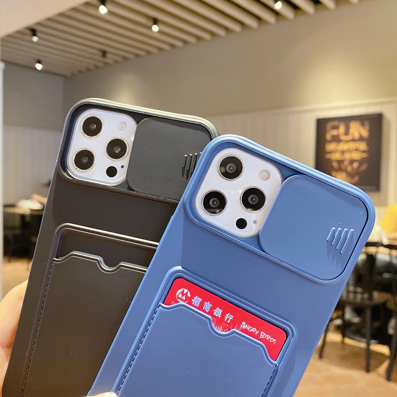 Camera Cover iPhone Wallet Case