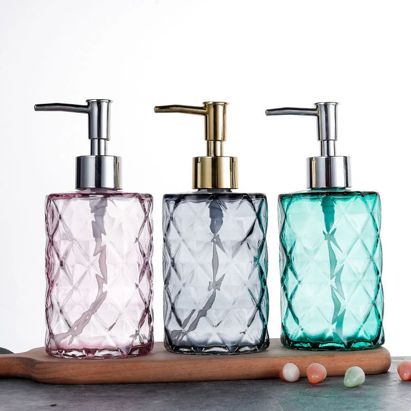 Glass Liquid Soap Dispenser