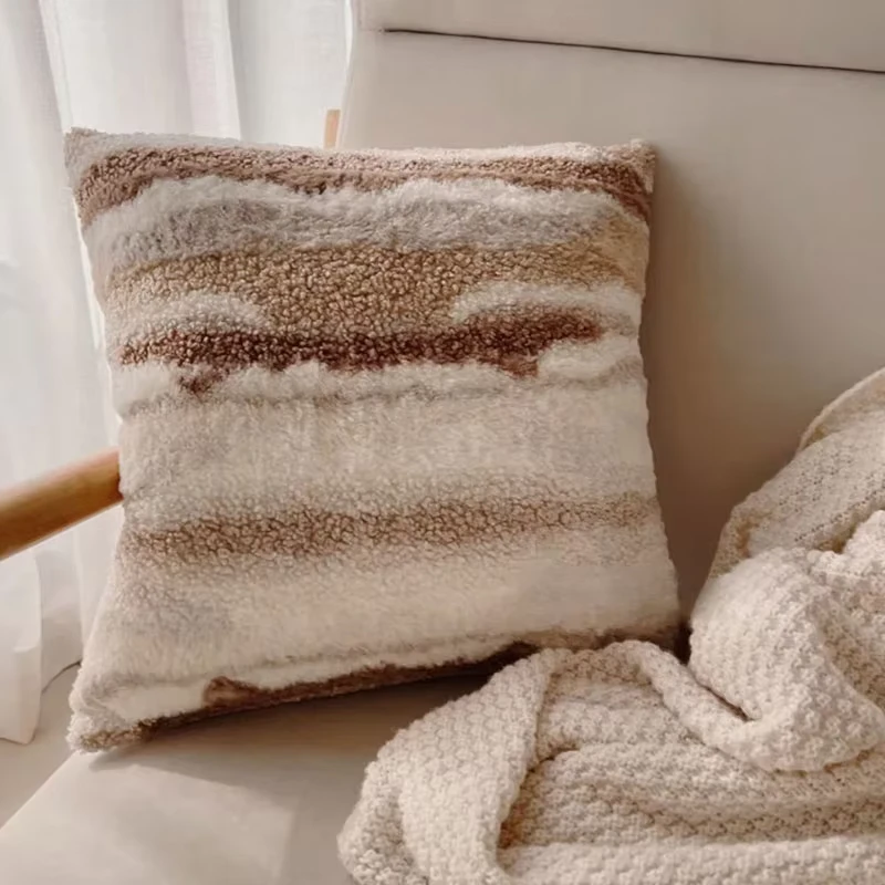Square Plush Cushion Cover